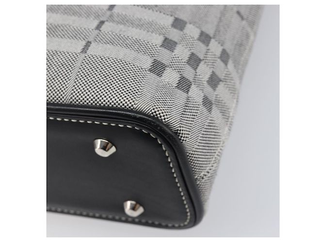 Borsa a tracolla BURBERRY Canvas Gray Silver Auth 203686A Marrone Argento - vista 17