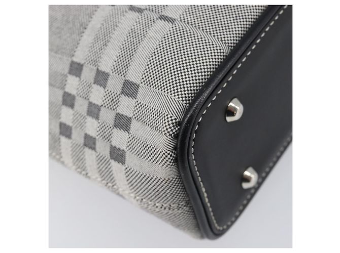 Borsa a tracolla BURBERRY Canvas Gray Silver Auth 203686A Marrone Argento - vista 9