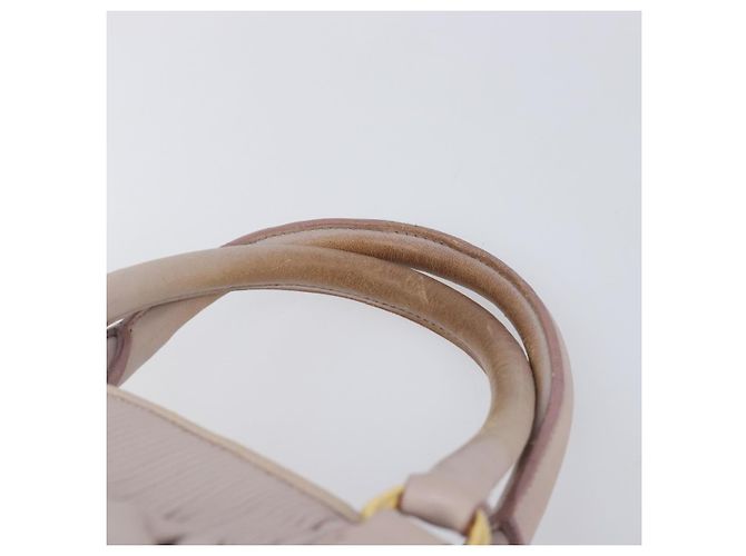 Borsa Miu Miu in pelle rosa e oro autentica 204447 D'oro - vista 14