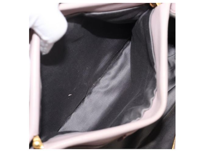 Borsa Miu Miu in pelle rosa e oro autentica 204447 D'oro - vista 27