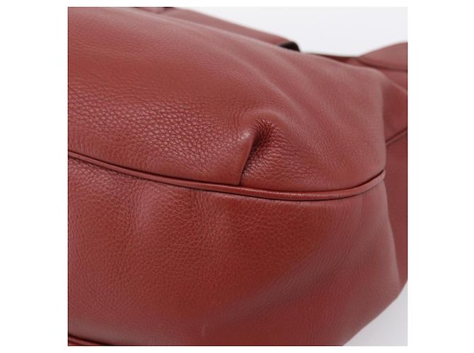 GUCCI Schultertasche Leder 2way Rot Gold 296851 Auth 204829A Golden - Ansicht 15