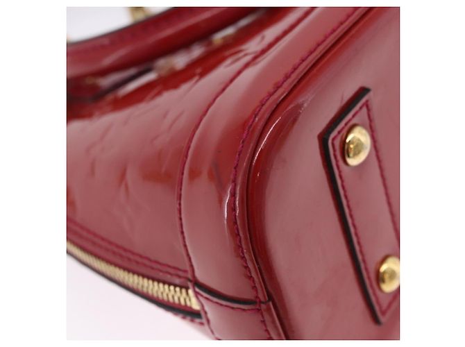 Borsa LOUIS VUITTON Monogram Vernis Alma BB 2way Red Slys M90174 Auth BA15815A Rosso - vista 20