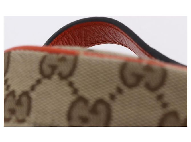 Borsa GUCCI GG Canvas THE NORTH FACE Collaboration Beige 679760 Auth 200541V - vista 14