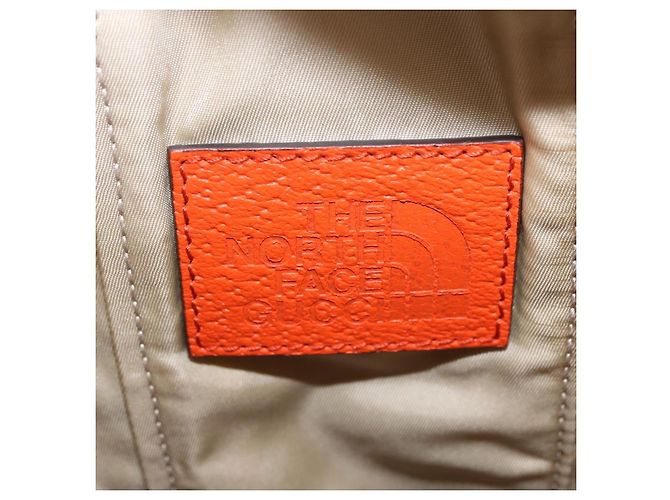 Borsa GUCCI GG Canvas THE NORTH FACE Collaboration Beige 679760 Auth 200541V - vista 23