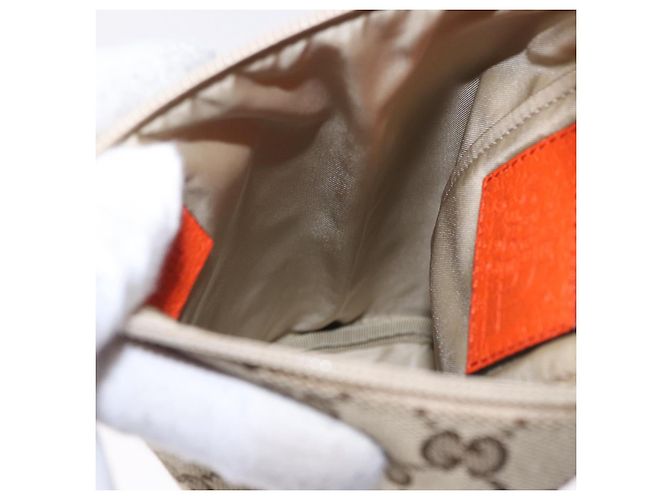 Borsa GUCCI GG Canvas THE NORTH FACE Collaboration Beige 679760 Auth 200541V - vista 25
