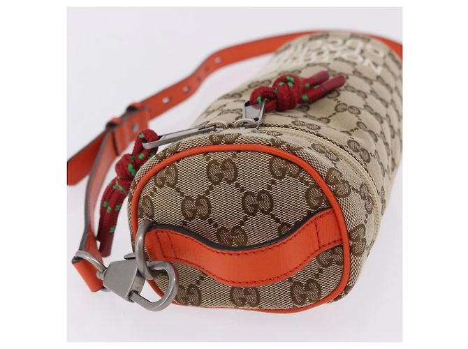 Borsa GUCCI GG Canvas THE NORTH FACE Collaboration Beige 679760 Auth 200541V - vista 6