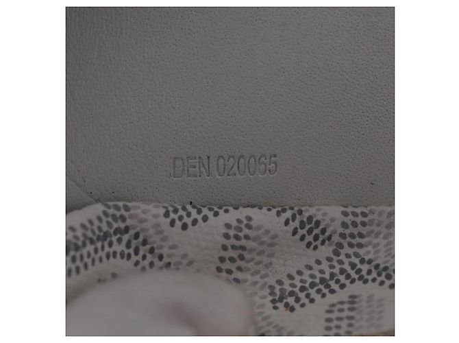 GOYARD Herringbone Saint Louis PM Tote Bag PVC Leder Weiß Auth 204570 - Ansicht 12