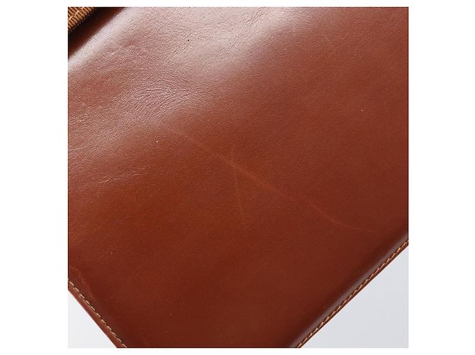 Borsa Salvatore Ferragamo Vala in pelle marrone e oro autentica 205097 D'oro - vista 10