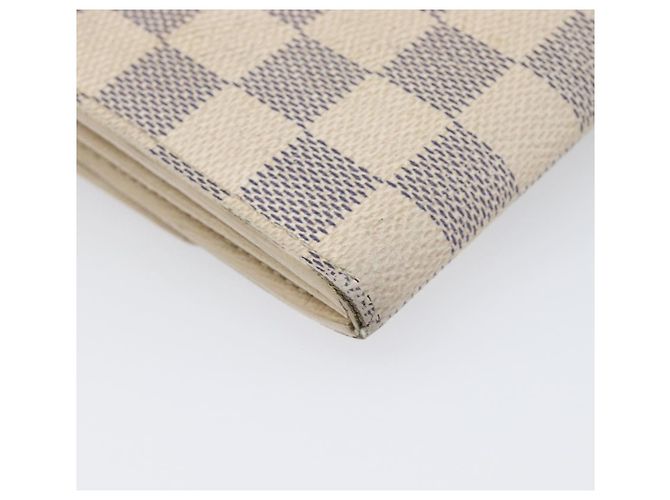 LOUIS VUITTON Damier Azur Portefeuille Sarah Long Wallet N63208 LV Auth ar14170 - vista 17