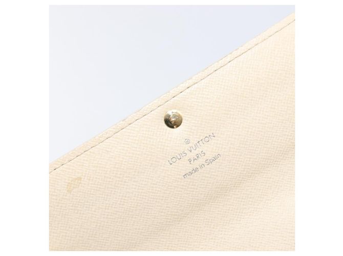 LOUIS VUITTON Damier Azur Portefeuille Sarah Long Wallet N63208 LV Auth ar14170 - vista 20