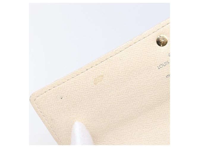 LOUIS VUITTON Damier Azur Portefeuille Sarah Long Wallet N63208 LV Auth ar14170 - vista 9