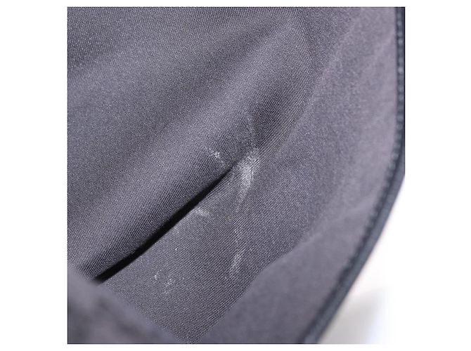 Borsa a tracolla GUCCI GG Canvas Web Sherry Line Nero Argento 189751 Auth 203232A - vista 11