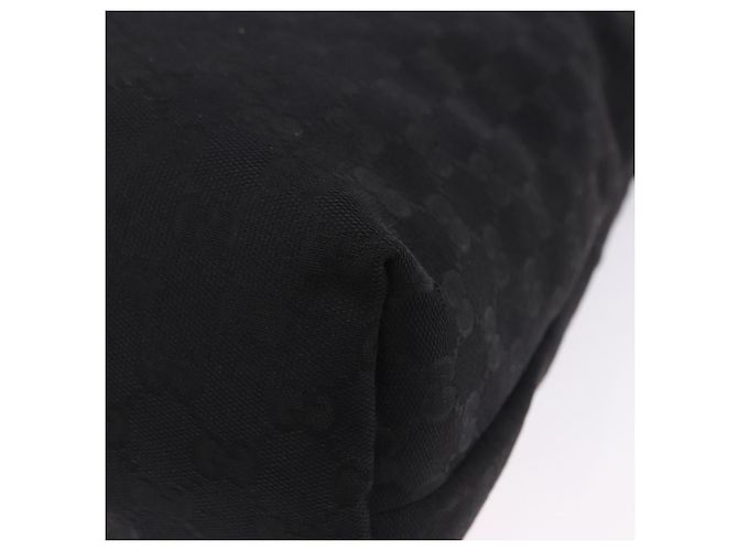 Borsa a tracolla GUCCI GG Canvas Web Sherry Line Nero Argento 189751 Auth 203232A - vista 19