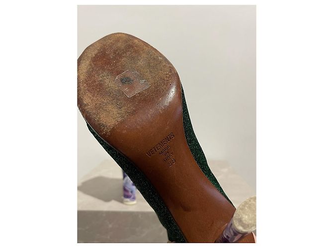 Vêtements Botas VETEMENTS verdes T.38 - vista 6