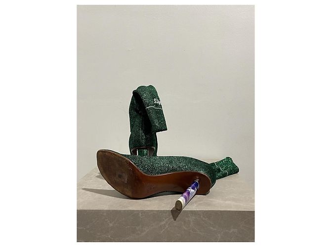 Vêtements Botas VETEMENTS verdes T.38 - vista 7