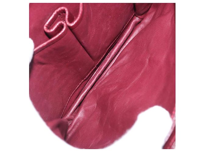 Céline CELINE Borsa a tracolla Horse Carriage in pelle 2way Bordeaux Gold Auth 201084 D'oro Bordò - vista 11