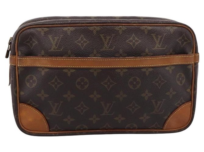 LOUIS VUITTON Monogram Compiegne 28 Clutch Bag M51845 LV Auth 203850 Monograma - view 13