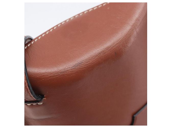 LOEWE Handytasche aus Leder Braun Gold Auth 200754 Golden - Ansicht 10