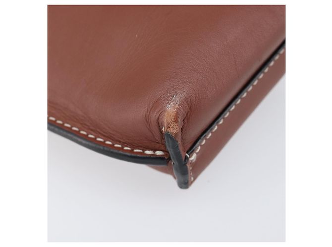 LOEWE Handytasche aus Leder Braun Gold Auth 200754 Golden - Ansicht 17