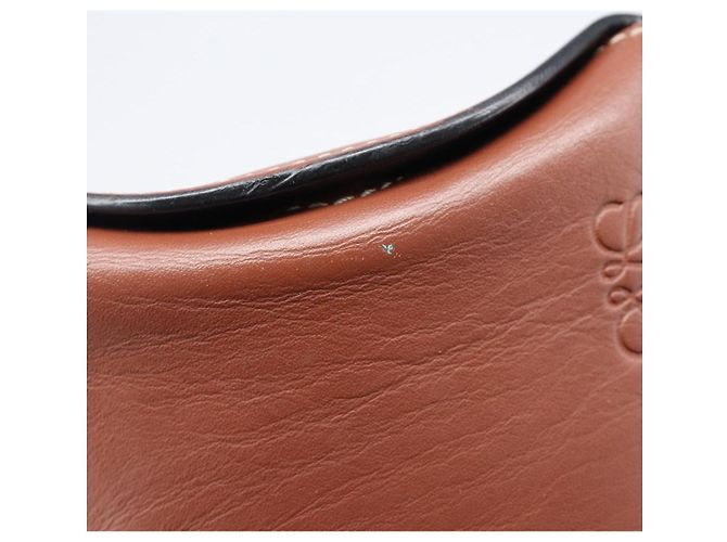 LOEWE Handytasche aus Leder Braun Gold Auth 200754 Golden - Ansicht 21