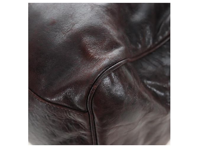 BALENCIAGA Borsa a mano The Twiggy Pelle 2way Marrone 128523 Auth yk20892M - vista 21