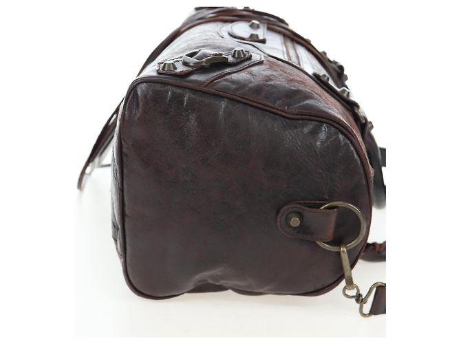 BALENCIAGA Borsa a mano The Twiggy Pelle 2way Marrone 128523 Auth yk20892M - vista 4