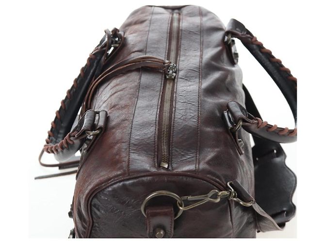 BALENCIAGA Borsa a mano The Twiggy Pelle 2way Marrone 128523 Auth yk20892M - vista 6