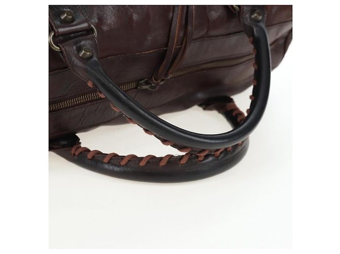 BALENCIAGA Borsa a mano The Twiggy Pelle 2way Marrone 128523 Auth yk20892M - vista 7