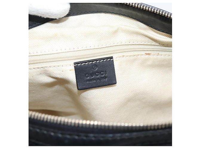 Borsa GUCCI GG Canvas Sukey 2way Nero Oro 247902 Auth 203601A D'oro - vista 10