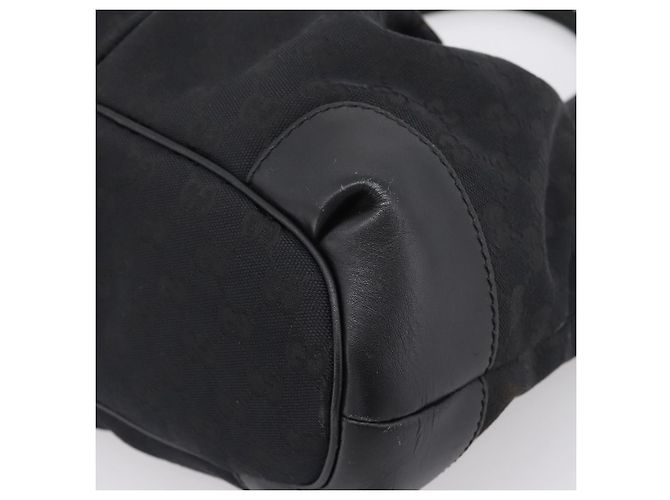 Borsa GUCCI GG Canvas Sukey 2way Nero Oro 247902 Auth 203601A D'oro - vista 16