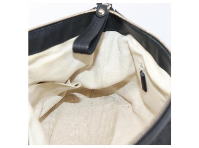 Borsa GUCCI GG Canvas Sukey 2way Nero Oro 247902 Auth 203601A D'oro - vista 24