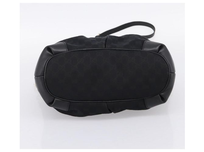 Borsa GUCCI GG Canvas Sukey 2way Nero Oro 247902 Auth 203601A D'oro - vista 5