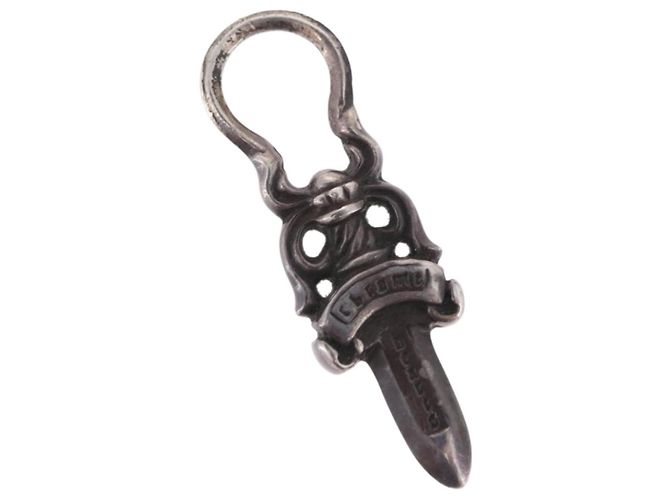 Chrome Hearts Dagger Pendant Top Ag925 Silver Auth 204345M Silber - Ansicht 13