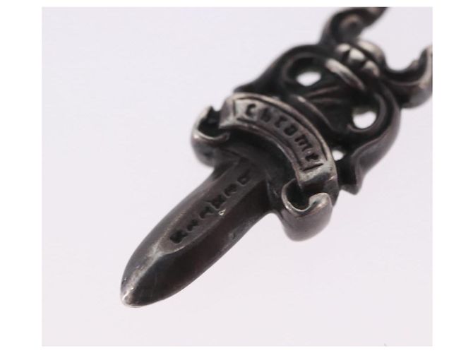 Chrome Hearts Dagger Pendant Top Ag925 Silver Auth 204345M Silber - Ansicht 3
