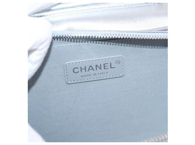 CHANEL Matelasse Like A Wallet Chain Bag Lamb Skin Green Gold CC Auth LN146SAM D'oro Verde - vista 21