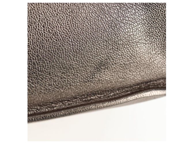 Borsa a mano LOEWE in pelle 2way Silver Gold Tone Auth 201259V Argento - vista 6