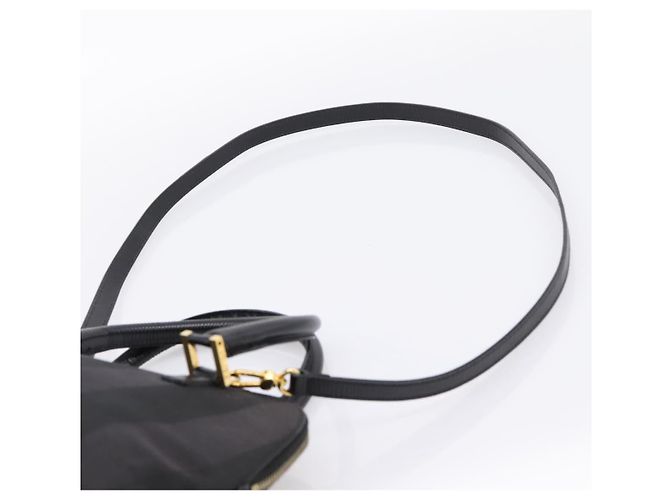 Pequin Borsa a mano FENDI Pecan Canvas 2way Nero Oro Auth 205145 D'oro - vista 15