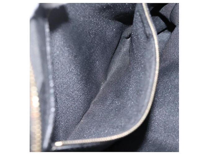 Pequin Borsa a mano FENDI Pecan Canvas 2way Nero Oro Auth 205145 D'oro - vista 26