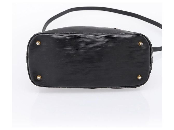 Pequin Borsa a mano FENDI Pecan Canvas 2way Nero Oro Auth 205145 D'oro - vista 5