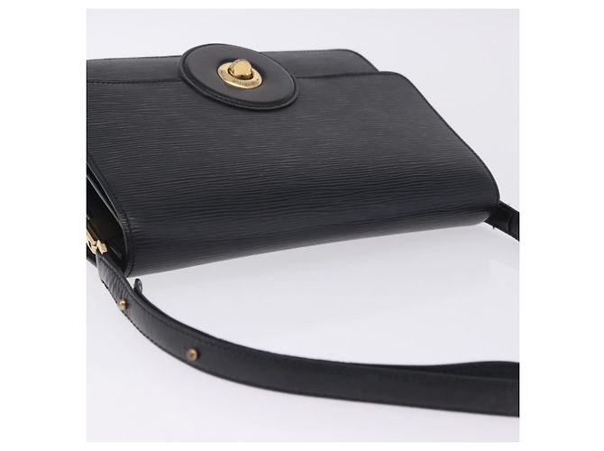 LOUIS VUITTON Epi Free Run Shoulder Bag Black M52402 LV Auth 204301 Preto - vista 13