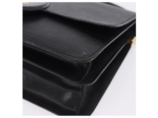 LOUIS VUITTON Epi Free Run Shoulder Bag Black M52402 LV Auth 204301 Preto - vista 17