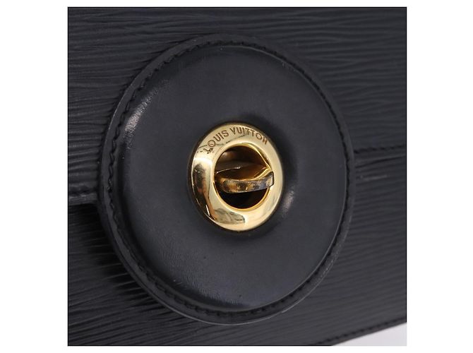 LOUIS VUITTON Epi Free Run Shoulder Bag Black M52402 LV Auth 204301 Preto - vista 20