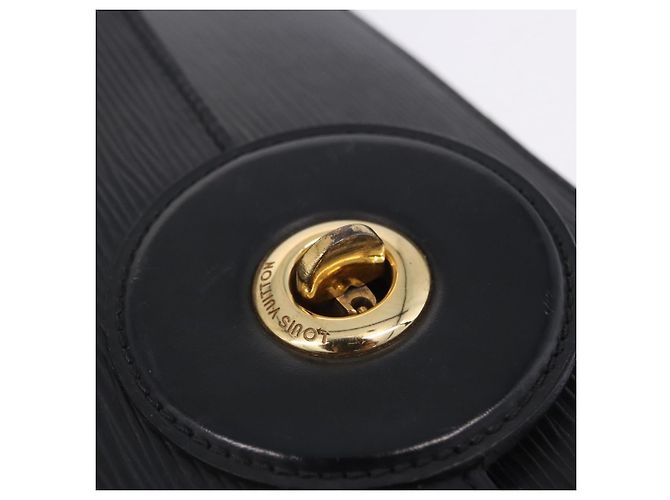 LOUIS VUITTON Epi Free Run Shoulder Bag Black M52402 LV Auth 204301 Preto - vista 21