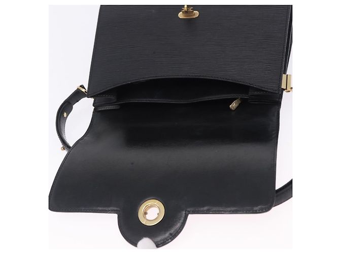LOUIS VUITTON Epi Free Run Shoulder Bag Black M52402 LV Auth 204301 Preto - vista 22