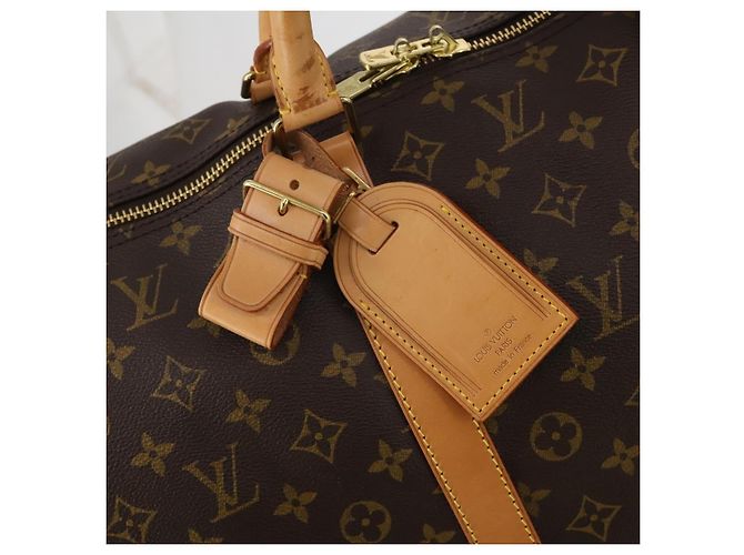 LOUIS VUITTON Monogram Keepall 60 Boston Bag M41422 LV Auth 201934V Monograma - vista 19