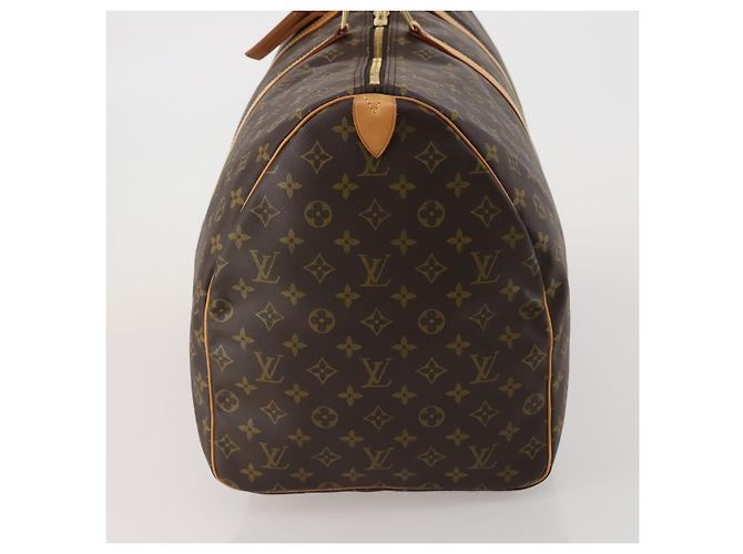 LOUIS VUITTON Monogram Keepall 60 Boston Bag M41422 LV Auth 201934V Monograma - vista 3