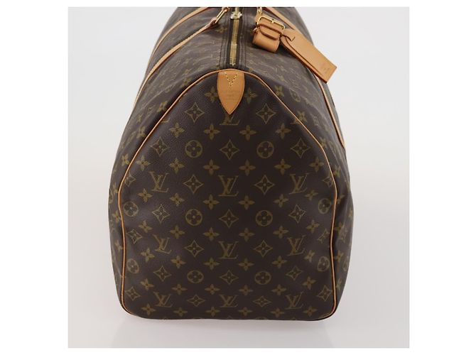 LOUIS VUITTON Monogram Keepall 60 Boston Bag M41422 LV Auth 201934V Monograma - vista 4