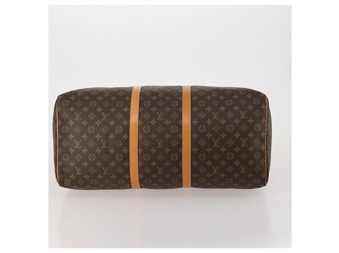 LOUIS VUITTON Monogram Keepall 60 Boston Bag M41422 LV Auth 201934V Monograma - vista 5