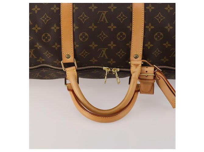LOUIS VUITTON Monogram Keepall 60 Boston Bag M41422 LV Auth 201934V Monograma - vista 7
