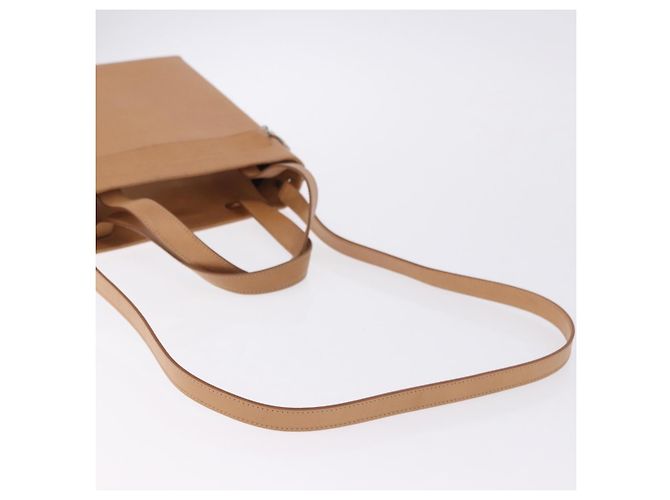 Borsa Salvatore Ferragamo Gancini in pelle 2way Marrone Argento Auth BA15725 - vista 10